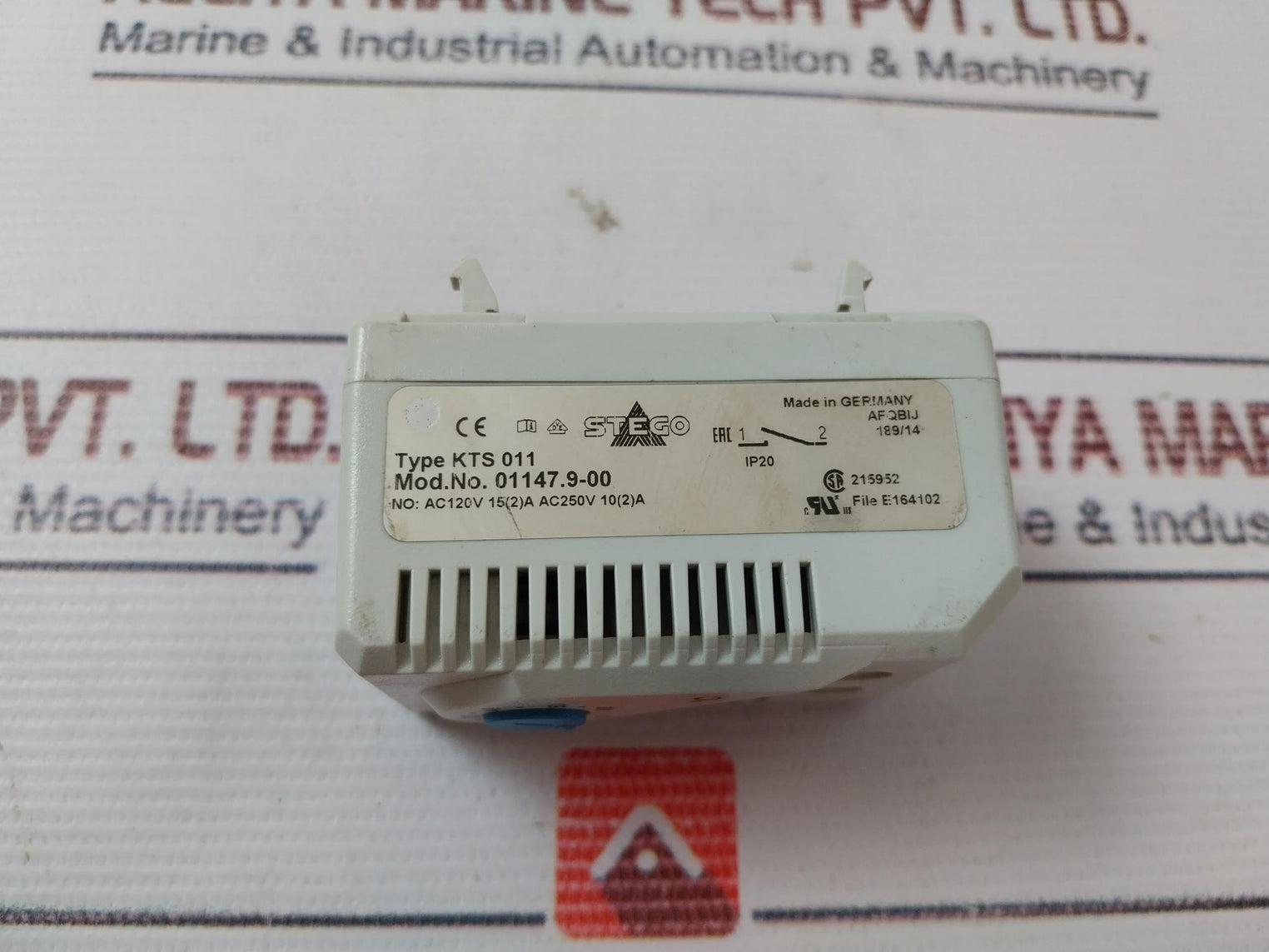 Stego Kts 011 Enclosure Thermostat 01147.9-00, 250V 10(2)A