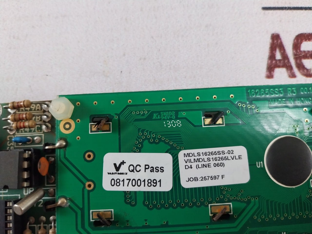 Steiel Elettronica 16265Ss3 R3 00.1.10 Printed Circuit Board