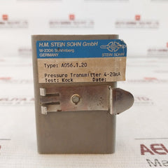 Stein Sohn A056 Pressure Transmitter A056.1.20 4-20Ma Dc 18-32V