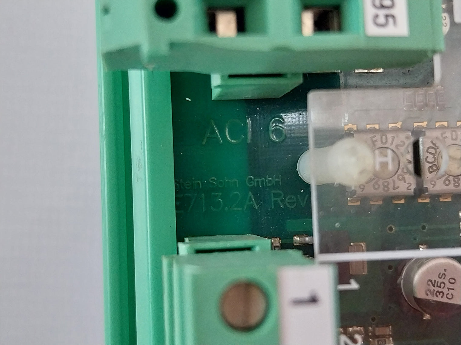 Stein Sohn Aci 6 Plus F101003A Analog Input Module