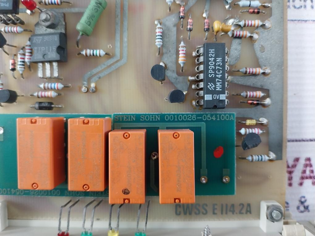 Stein Sohn E 114.2 Pcb Card Cwss Eii4.2A/Cwss Eii4.2B 0010026-054100A