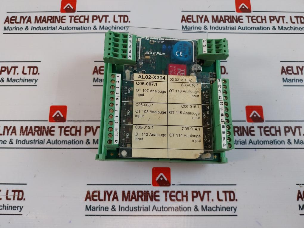 Stein Sohn F101003A Analog Current Input-6 Plus Module Rev. K