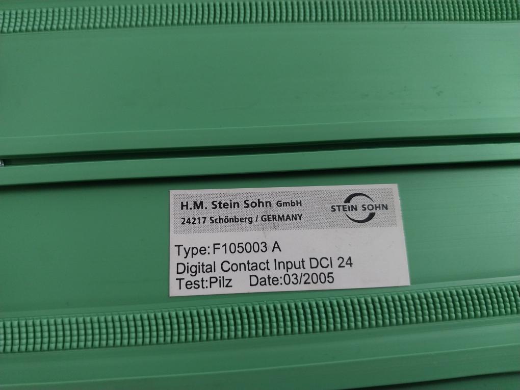 Stein Sohn F105003 A 24-digital Contact Input Module Rev D