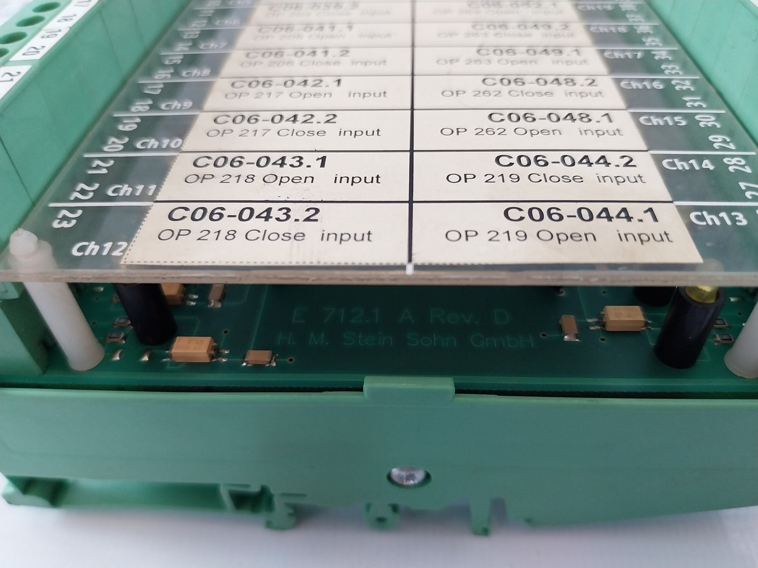 Stein Sohn F105003 A Digital Contact Input Module Rev.D