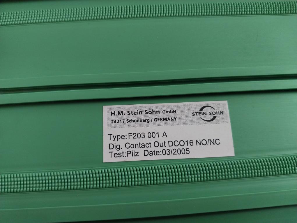 Stein Sohn F203 001 A 16-digital Contact Output Module Rev B