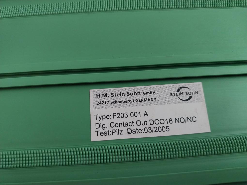 Stein Sohn F203 001 A Digital Contact Output 16 No/Nc Module