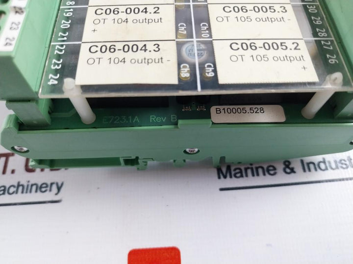 Stein Sohn F203 001 A Digital Contact Output 16 No/Nc Module Rev. B