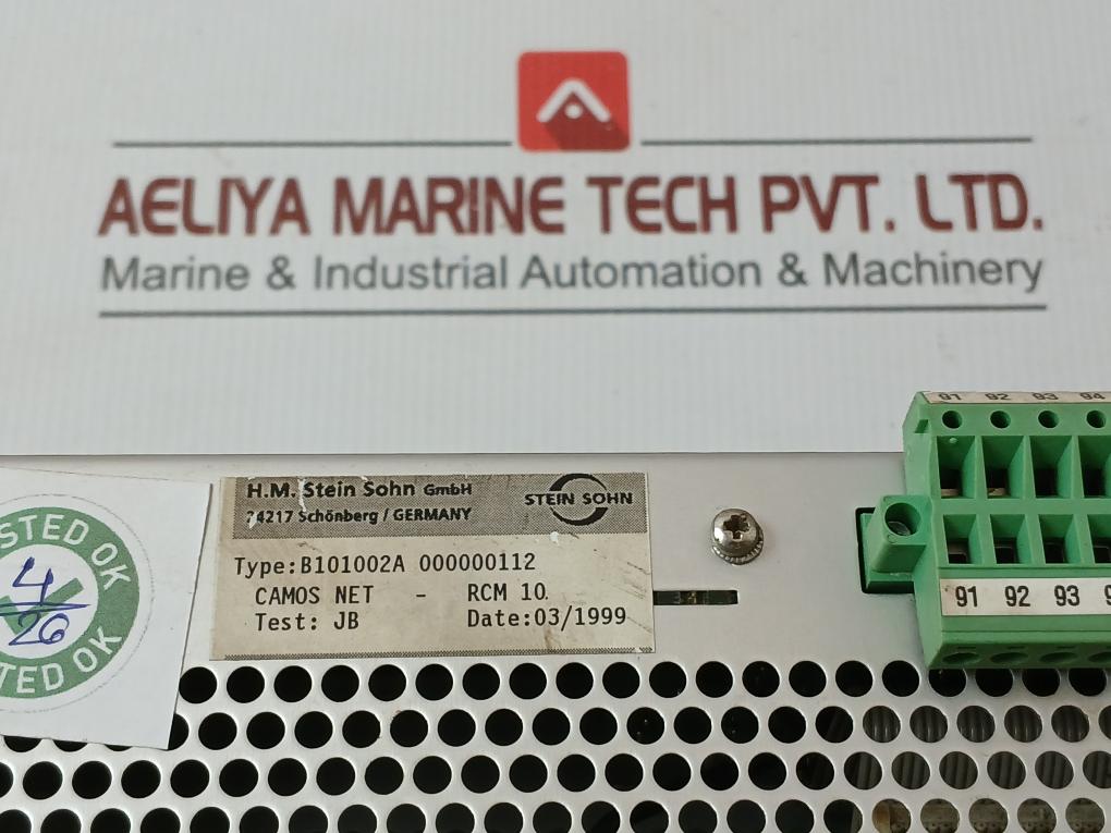 Stein Sohn Reefer Container Monitoring 24V Ac/Dc B101002A 000000112