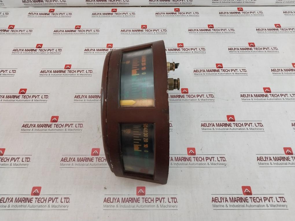 Stein Sohn Rze-3D 220/60 Rudder Angle Indicator 4803/2 85, Bb P -50-0-50 Stb S