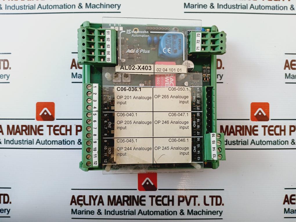 Steinsohn Automation F101003A Aci-6 Plus Analog Current Input Module