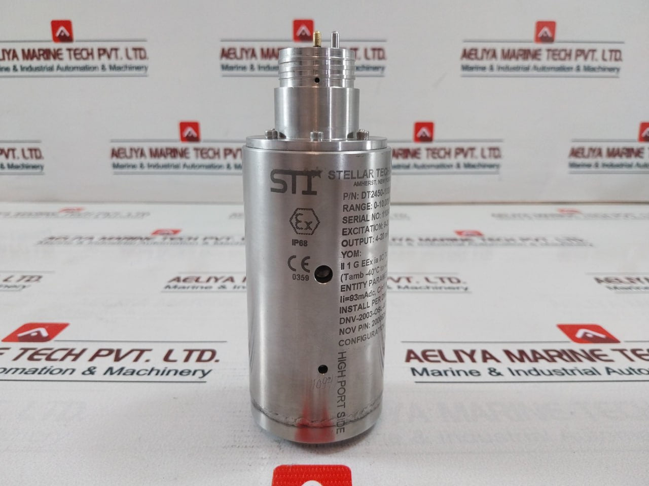 Stellar Dt2450-10000Ud-101 Differential Pressure Transducer 4-20 Ma Atex