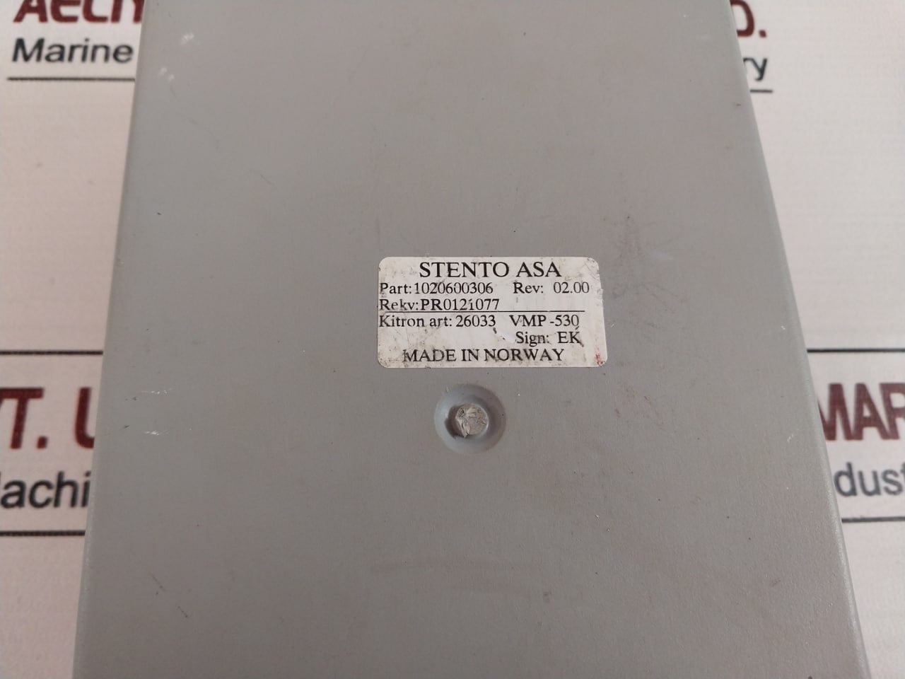 Stento Vmp-530 Main Station 1020600306 Rev 02.00