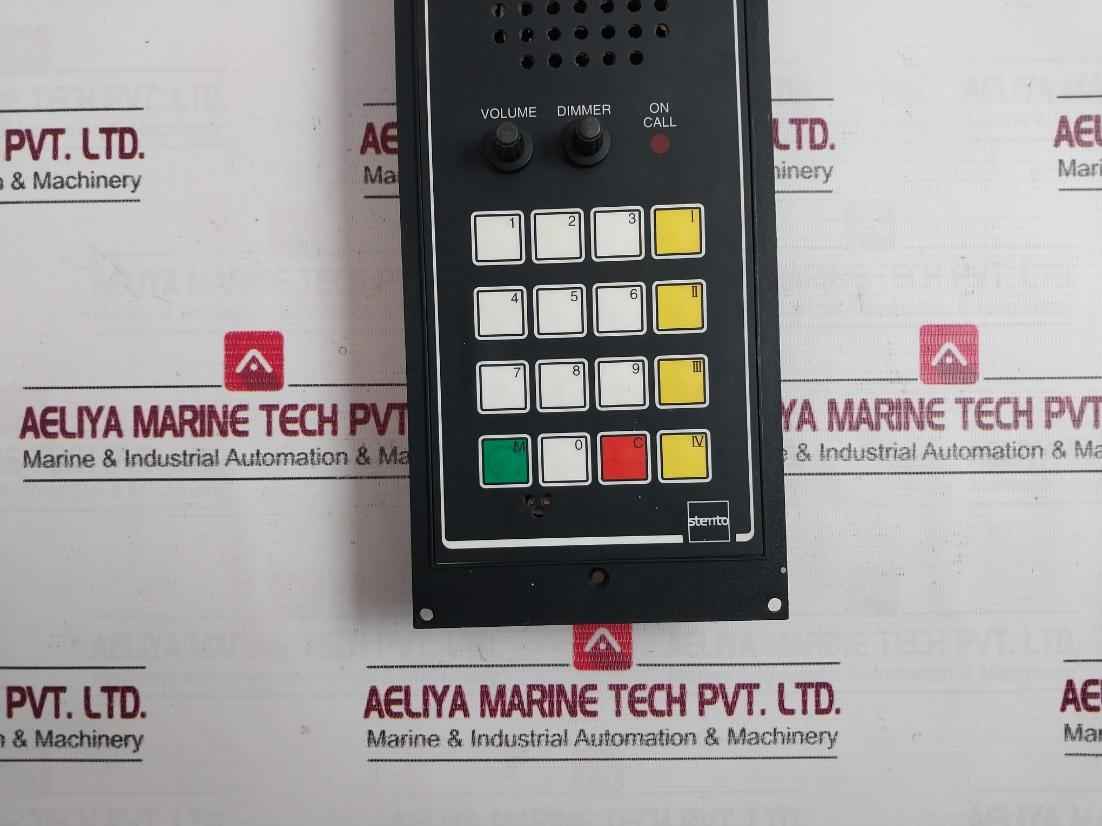 Stentofon 6974/2 Main Station For Flush Mounting