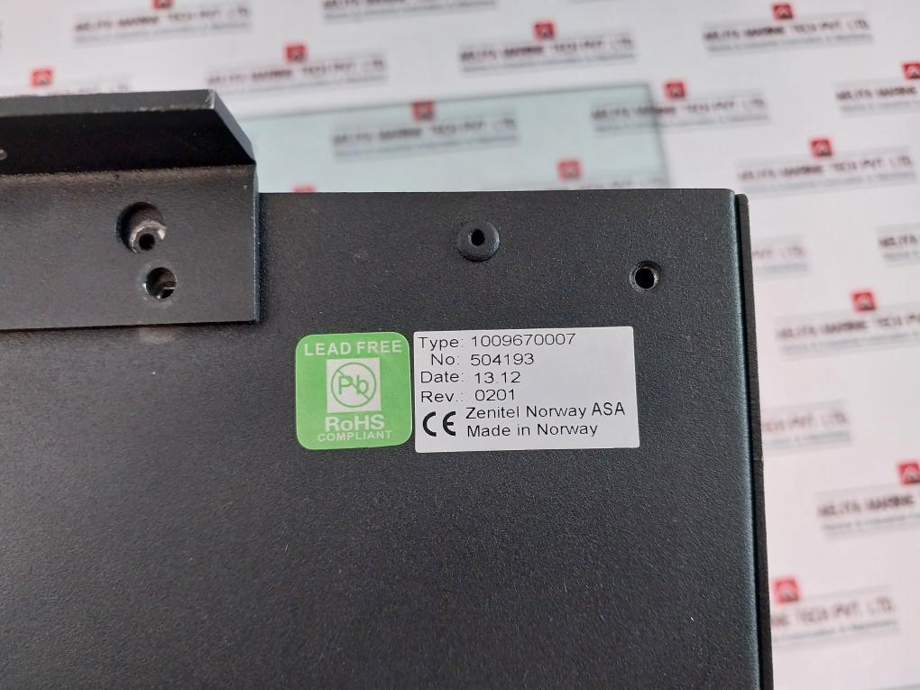 Stentofon Alphacom Xe7 1009670007 Critical Communication Server Rev: 0201