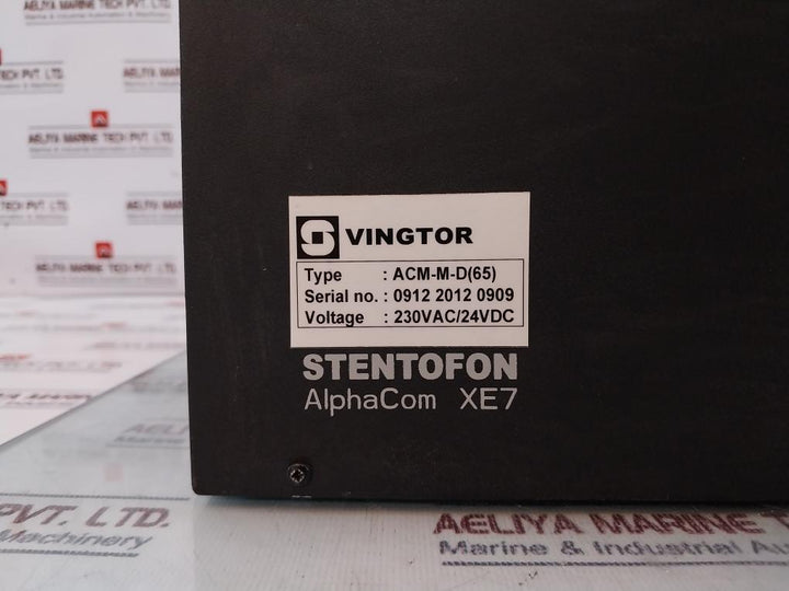 Stentofon Alphacom Xe7 1009670007 Critical Communication Server Rev: 0201