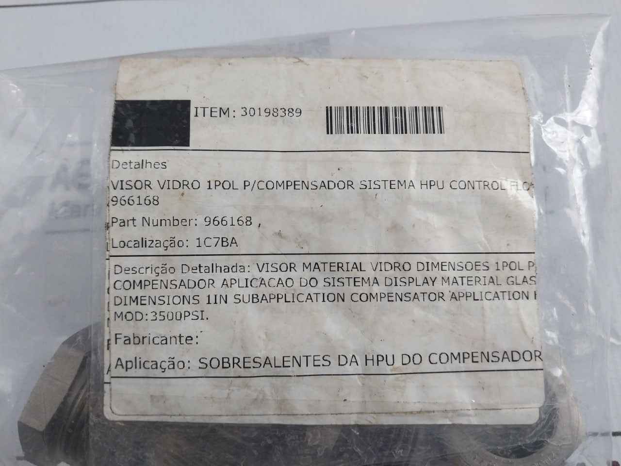 Stephens Sg-2035 Air Compressor Sight Glass 3500 Psi