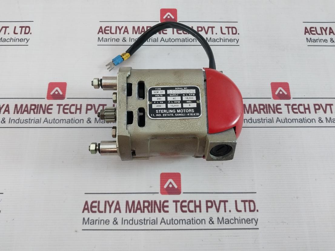 Sterling Scm-01 Spring Charging Motor 240V 18000N.L.Rpm 200F.L.Va