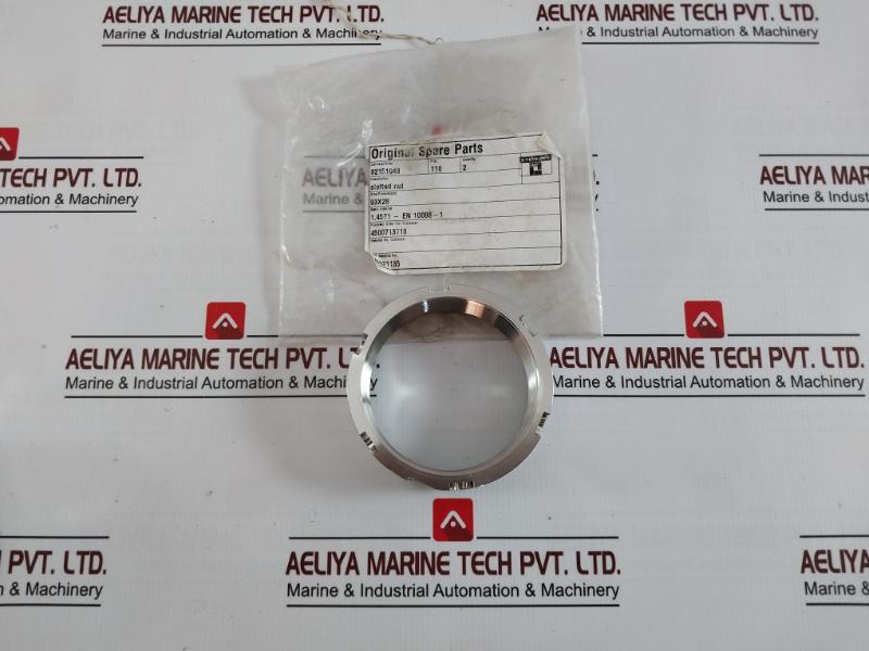 Sterling Slotted Nut 93X28 43021135 1.4571 -en 10088 - 1