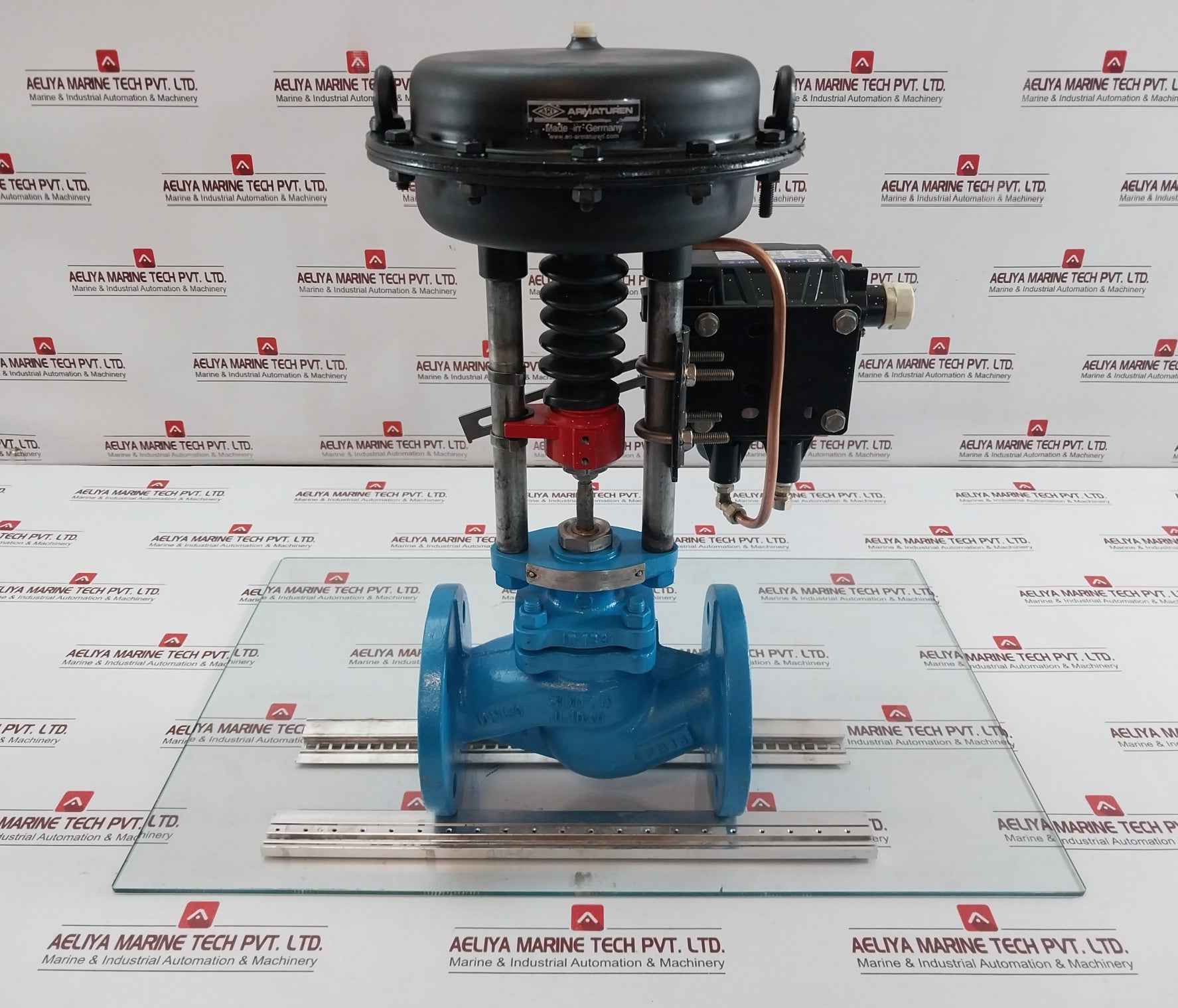Stevi 440 Steam Control Valve W/ Pneumatic Positioner 220V/2 Port Brand Ari-armaturen