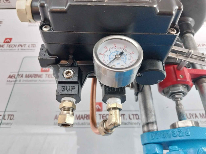 Stevi 440 Steam Control Valve W/ Pneumatic Positioner 220V/2 Port Brand Ari-armaturen