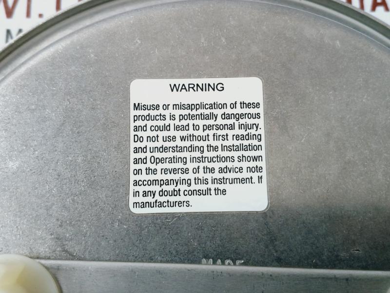 Stewart-buchanan Gauges 0-3000 Lbf/In2 Pressure Gauge Vibragauge 0-200 Bar