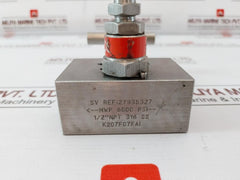 Stewarts K207F07Fai Stainless Steel Needle Valve 6000 Psi 27938327