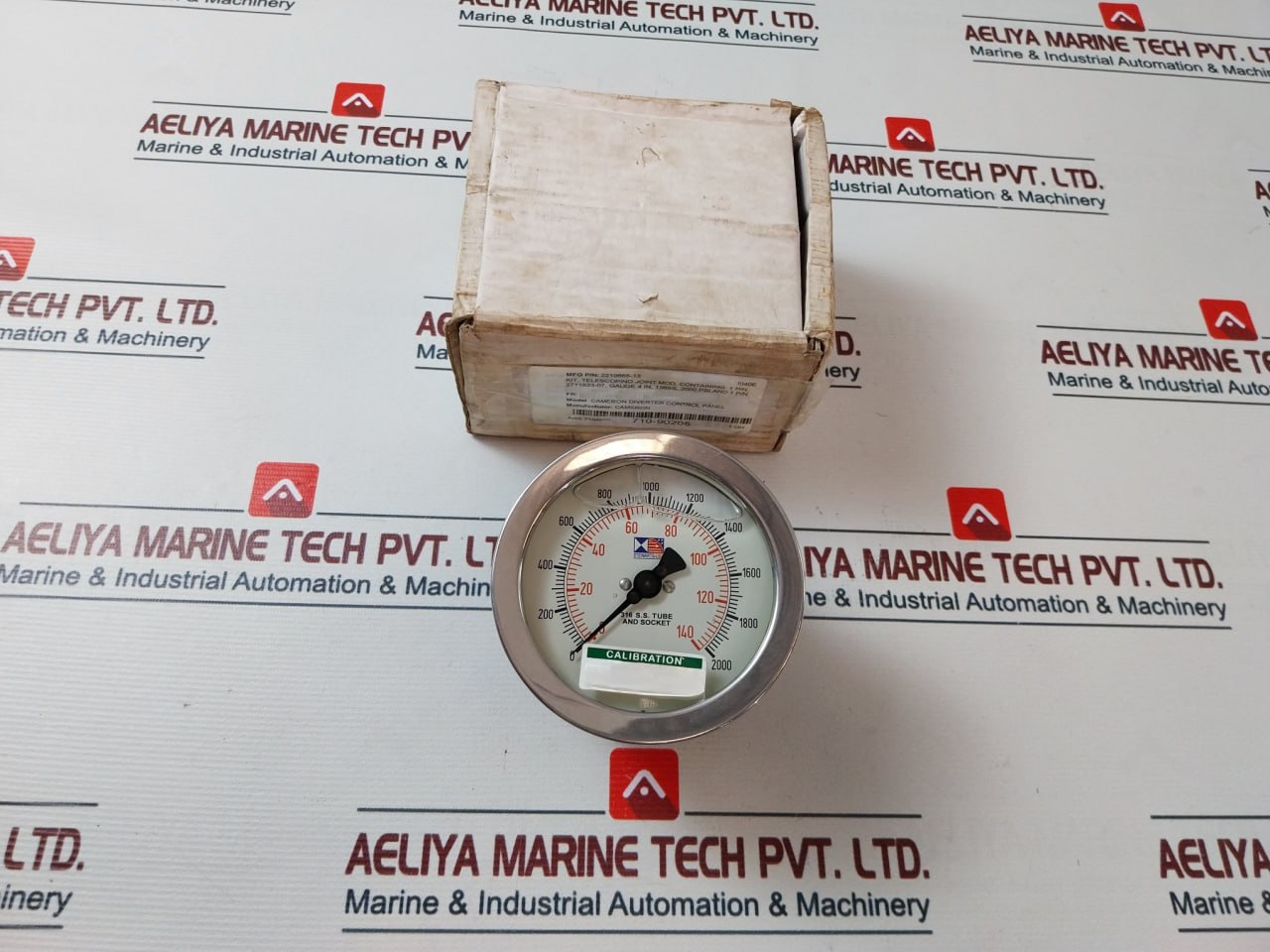 Stewarts 316 S.S Pressure Gauge 0-140 Bar 0-2000 Psi 2210665-13