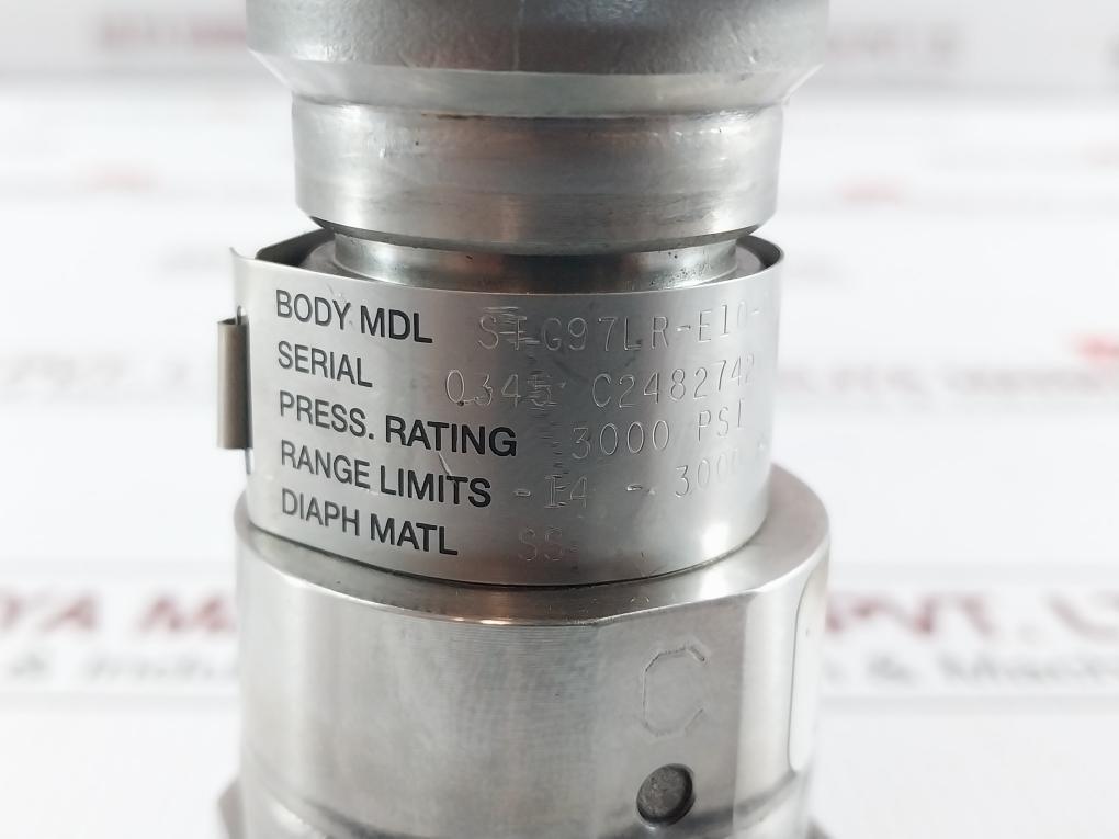 Stg97L-e1G-00000-mb.Zs.Cci.Tci.3D-b77P Pressure Gauge Honeywell 0-100 Bar