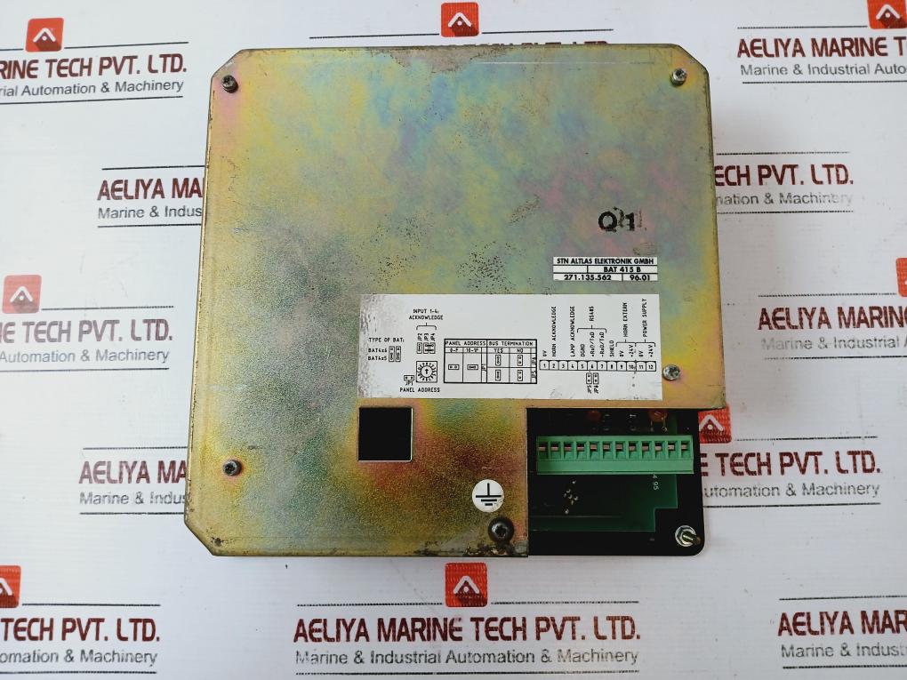 Stn Atlas Bat 415 B Operator Display Panel, 271.135.562