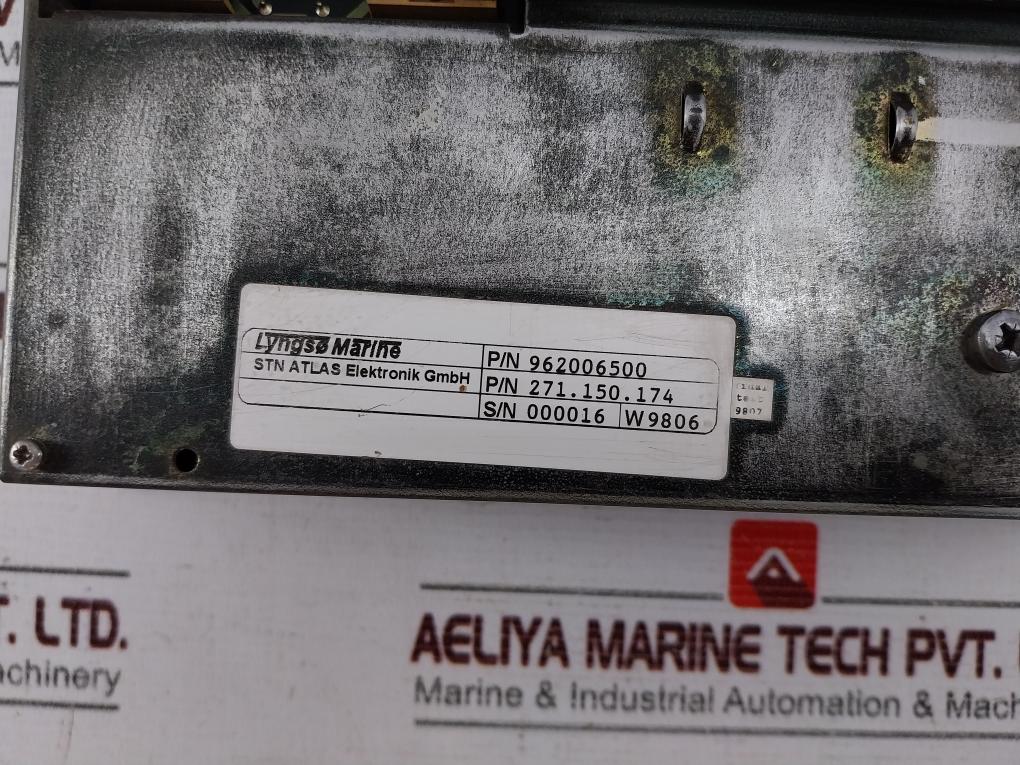 STN Atlas Bms 40m Monitoring And Control System 962006500 (Not Working)