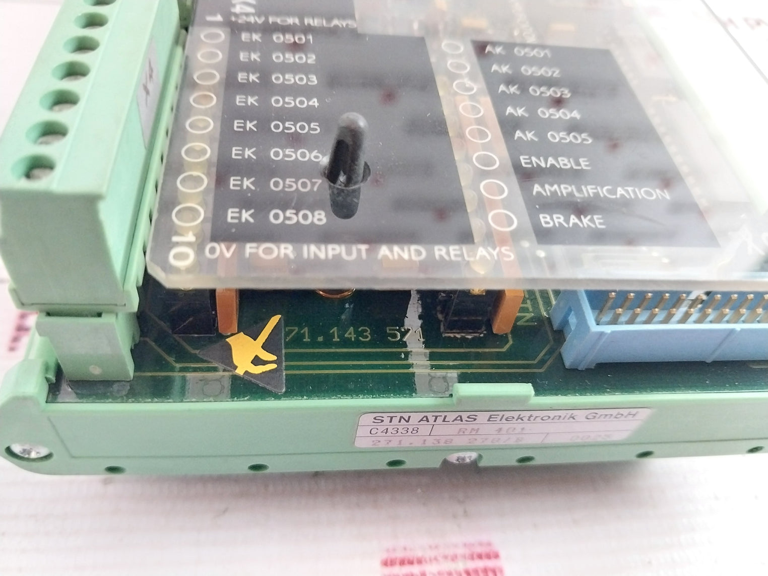 Stn Atlas C4338 Rm401 Control Module Um 108-fe 271.138 278/B