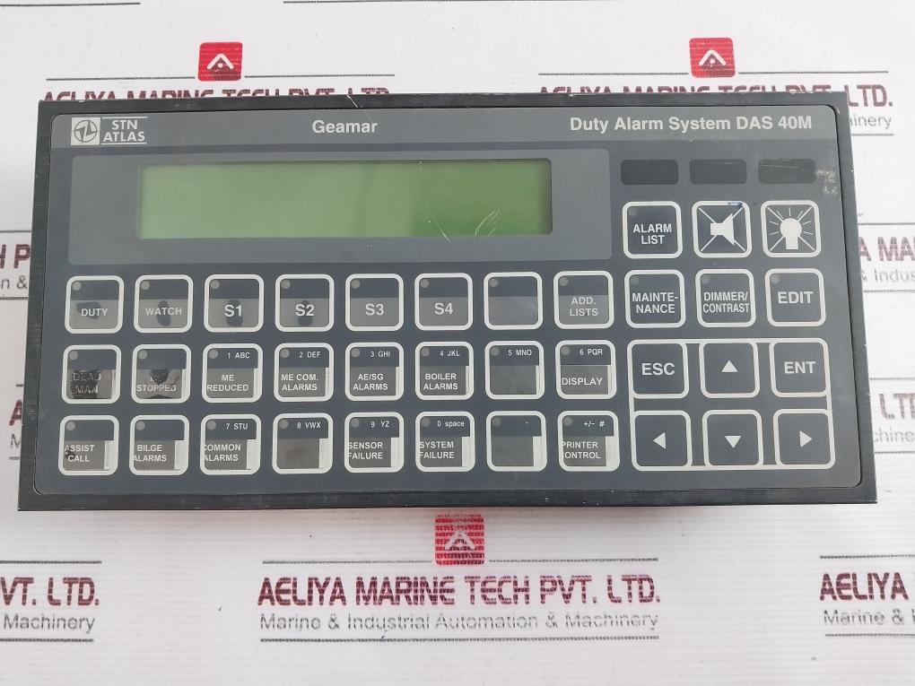 STN Atlas DAS 40M Duty Alarm System 271.150.188/B / 962.006.100/B