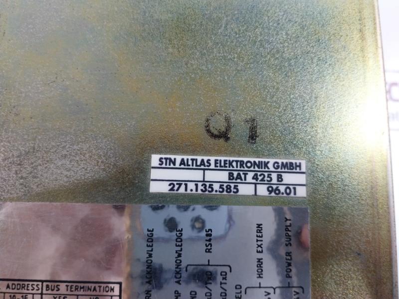 Stn Atlas Elektronik Bat 425 B Alarm Operating Control Module