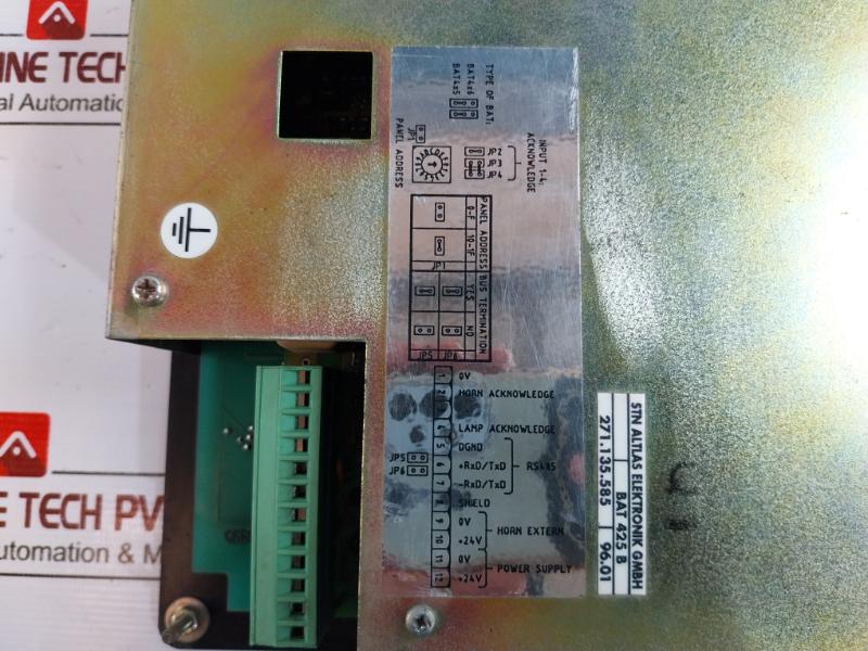 Stn Atlas Elektronik Bat 425 B Alarm Operating Control Module