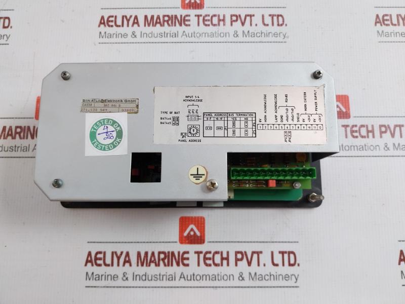 Stn Atlas Elektronik Alarm Control Panel 24V Bat 446 B