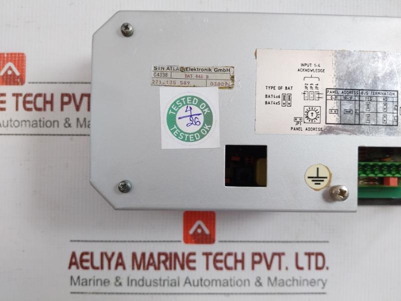 Stn Atlas Elektronik Alarm Control Panel 24V Bat 446 B
