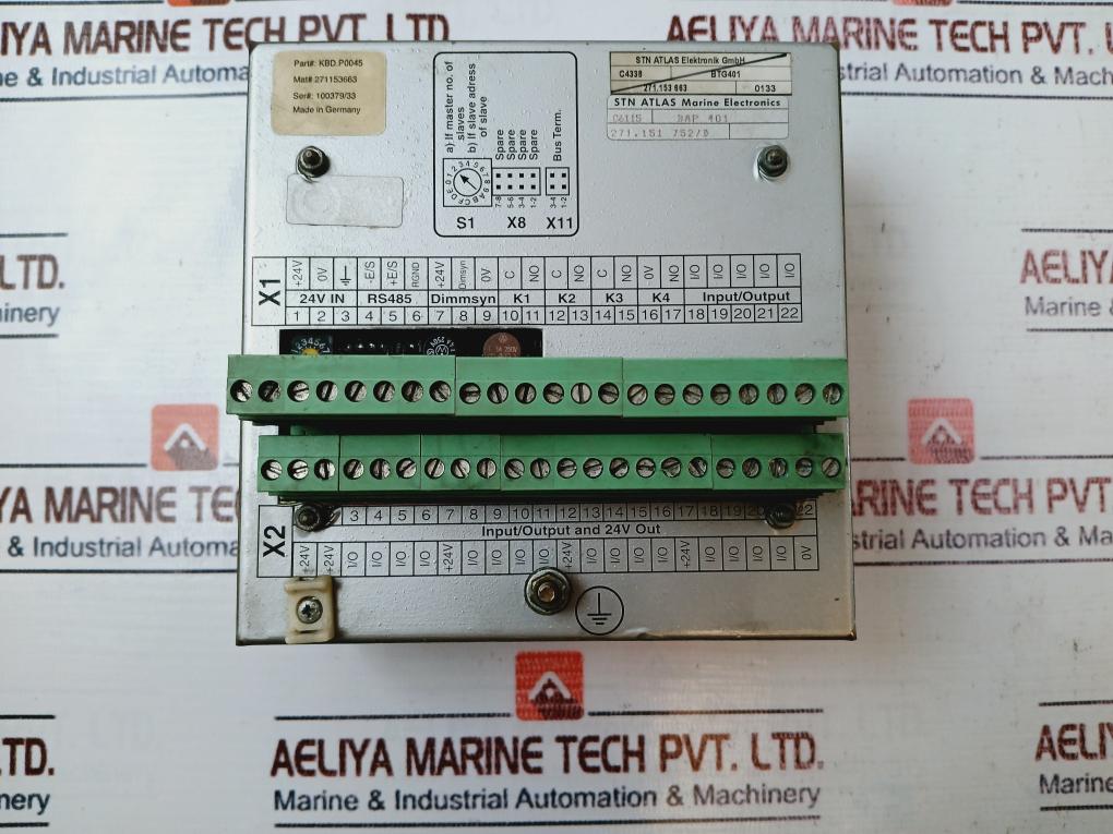 Stn Atlas Kbd P0045 Bridge Alarm System