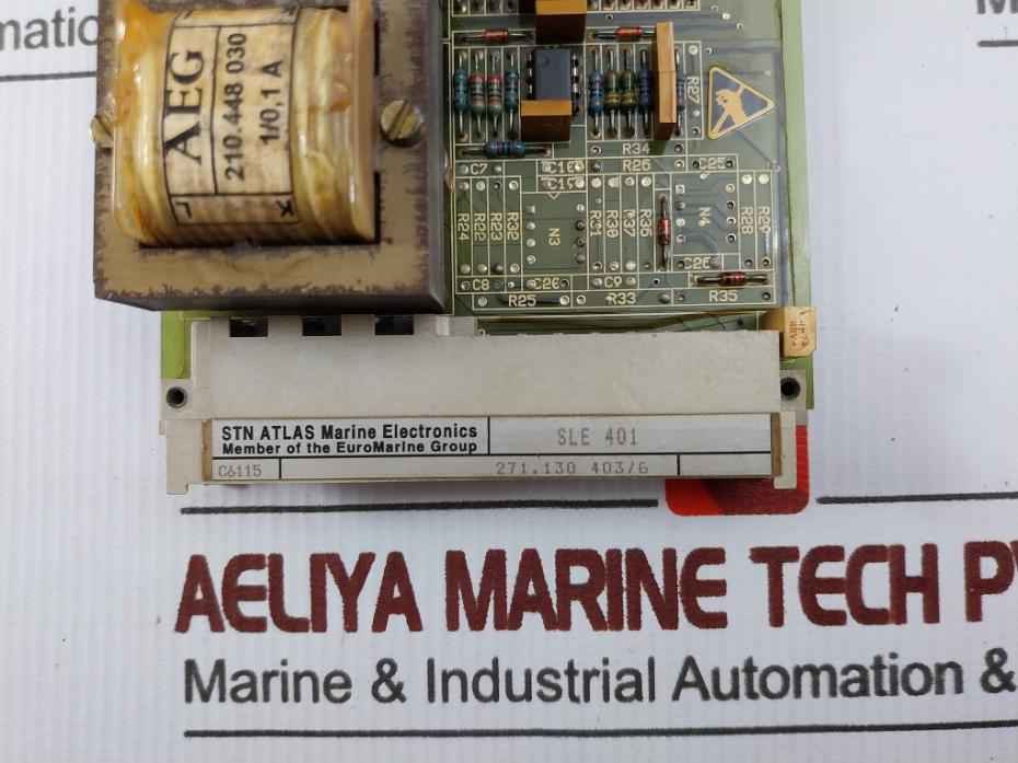 Stn Atlas Marine Electronics Sle 401 Printed Circuit Board C6115
