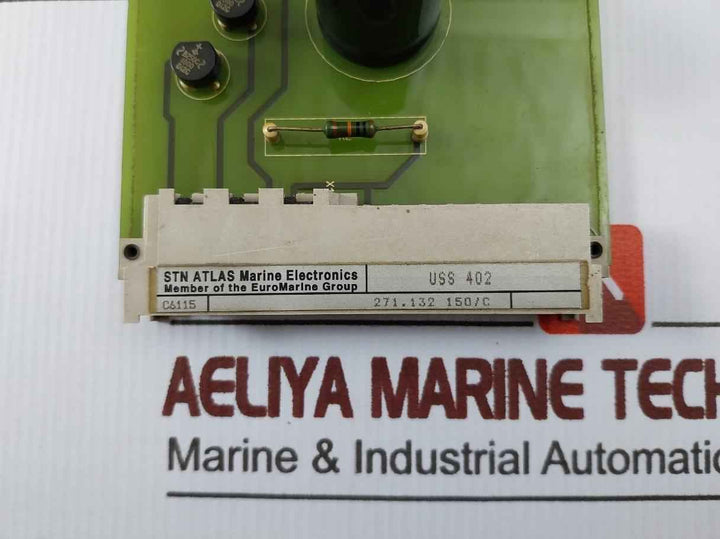 Stn Atlas Marine Electronics Uss 402 I/O Pcb Module C6115 271.128 394A