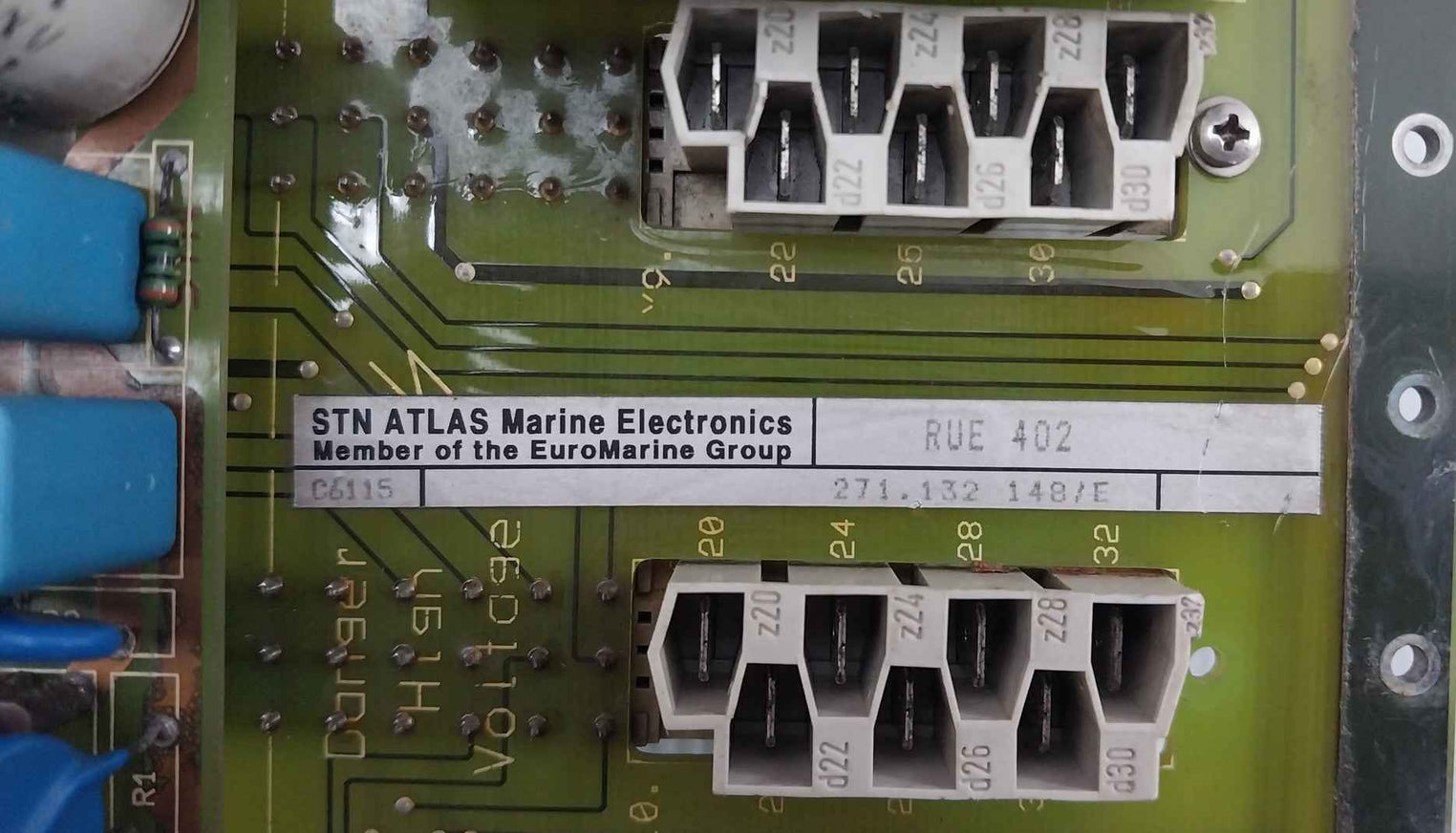 Stn Atlas Rue 402 Printed Circuit Board C6115 271.128 393 B