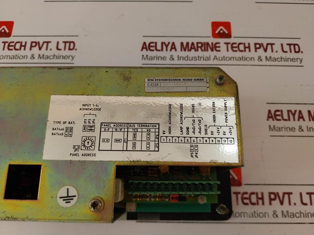 Stn Systemtechnik Bat 446 B Operator And Indication Panel Qs54350 24V
