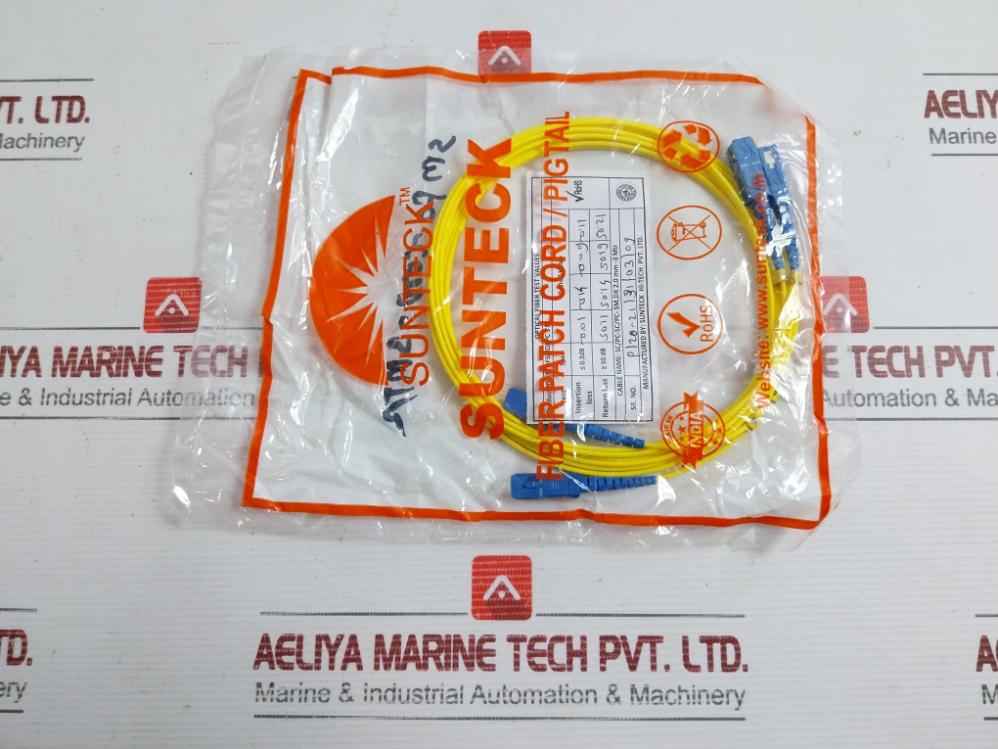 Stofsmdxpc 3 M Sunteck Sc Duplex Fiber Optic Cable Set 3-mtr