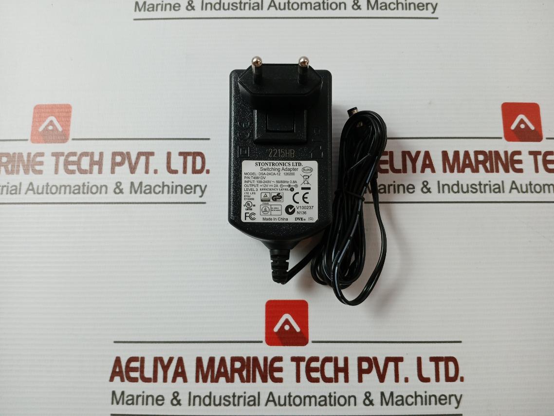 Stontronics Dsa-24Ca-12 Switching Adapter Input-100-240V/50-60Hz/0.8A