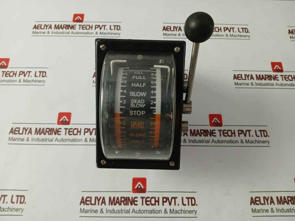 Stork-kwant -10-0-10 Navigation Telegraph Indicator 24 Volt P 4504 A 202