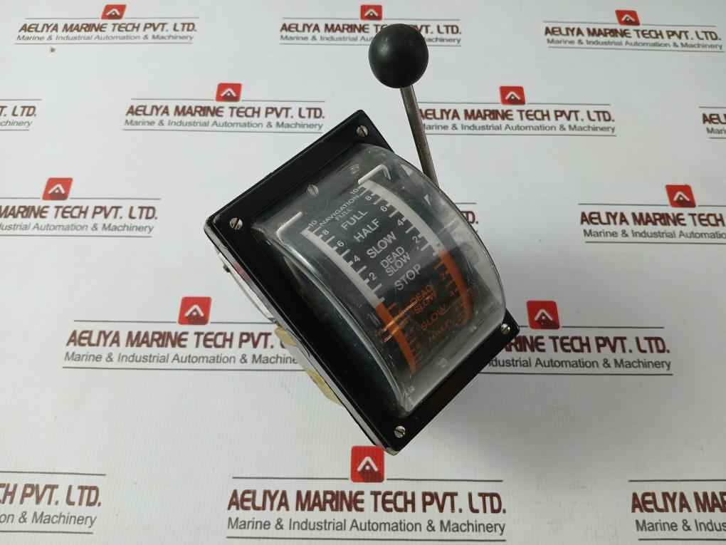 Stork-kwant -10-0-10 Navigation Telegraph Indicator 24 Volt P 4504 A 202