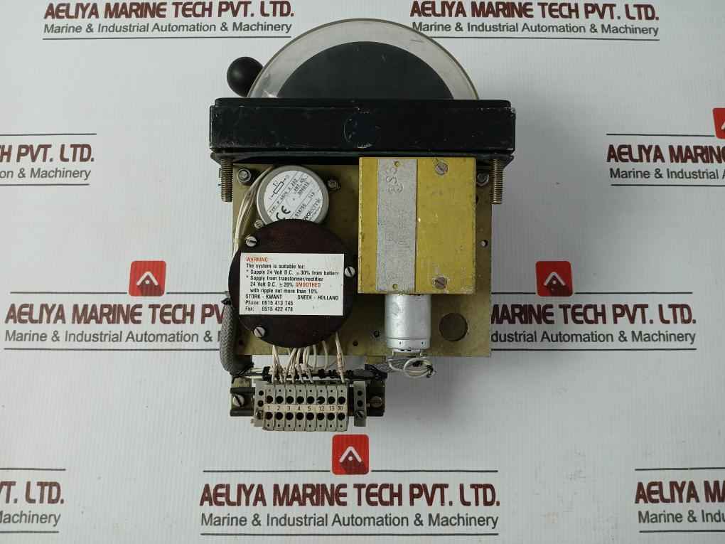 Stork-kwant -10-0-10 Navigation Telegraph Indicator 24 Volt P 4504 A 202