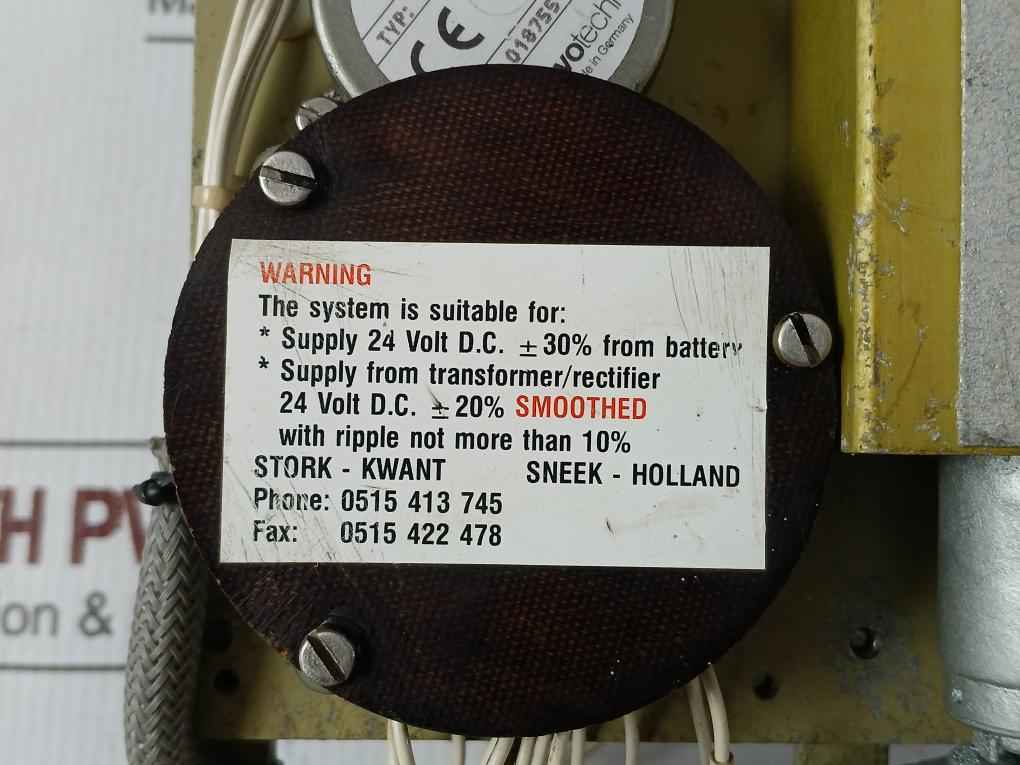 Stork-kwant -10-0-10 Navigation Telegraph Indicator 24 Volt P 4504 A 202