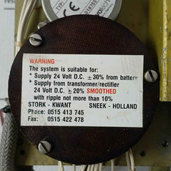 Stork-kwant -10-0-10 Navigation Telegraph Indicator 24 Volt P 4504 A 202