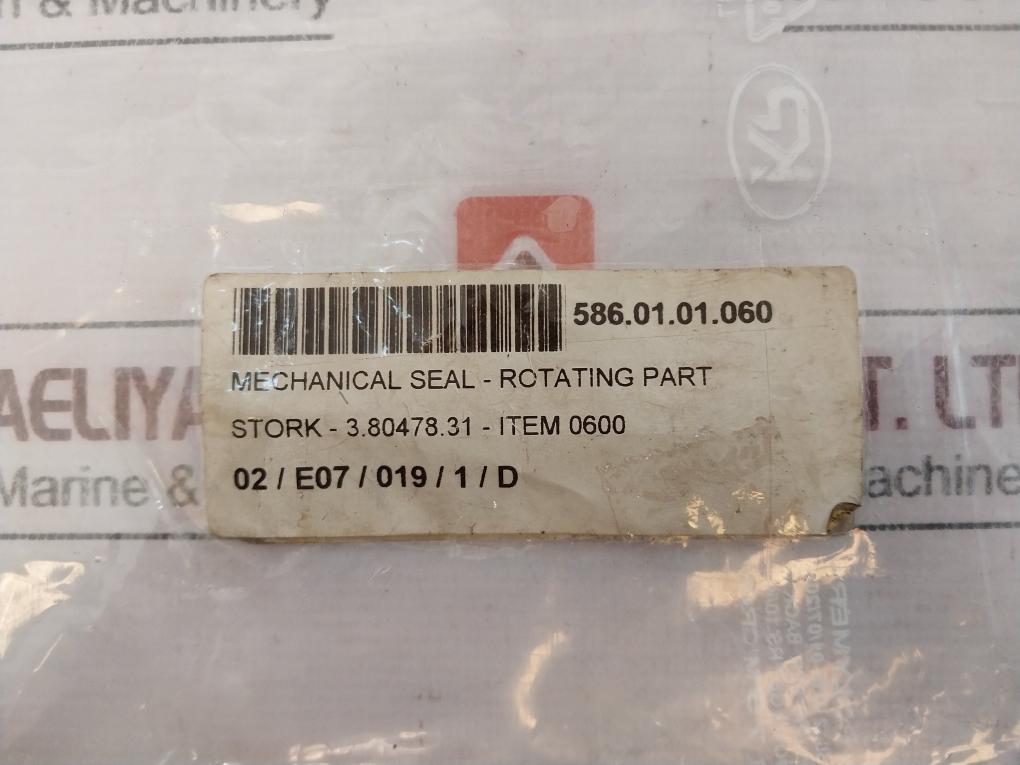 Stork 3.80478.31 Mechanical Seal 0600 Rotating Part