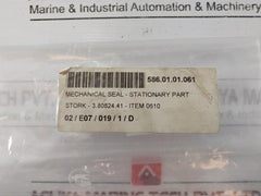 Stork 3.80824.41 Mechanical Seal-stationary 0610 586.01.01.061